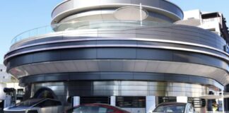 Tesla’s first retro-futuristic diner and drive-in